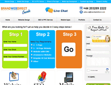 Tablet Screenshot of brandwebdirect.ca